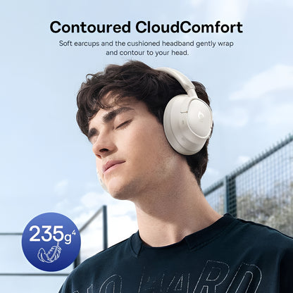 Handsfree Bluetooth Baseus Bass BH1 NC, MultiPoint, A2DP, ANC, Valkoinen A0203702