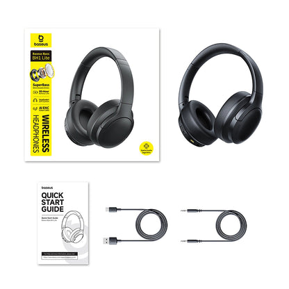 Handsfree Bluetooth Baseus BH1 Lite, A2DP, Musta A0203C00