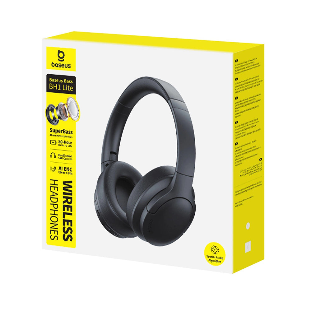 Handsfree Bluetooth Baseus BH1 Lite, A2DP, Musta A0203C00
