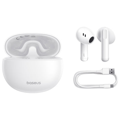 Handsfree Bluetooth Baseus Bowie E12, TWS, valkoinen A00059801216-Z1 