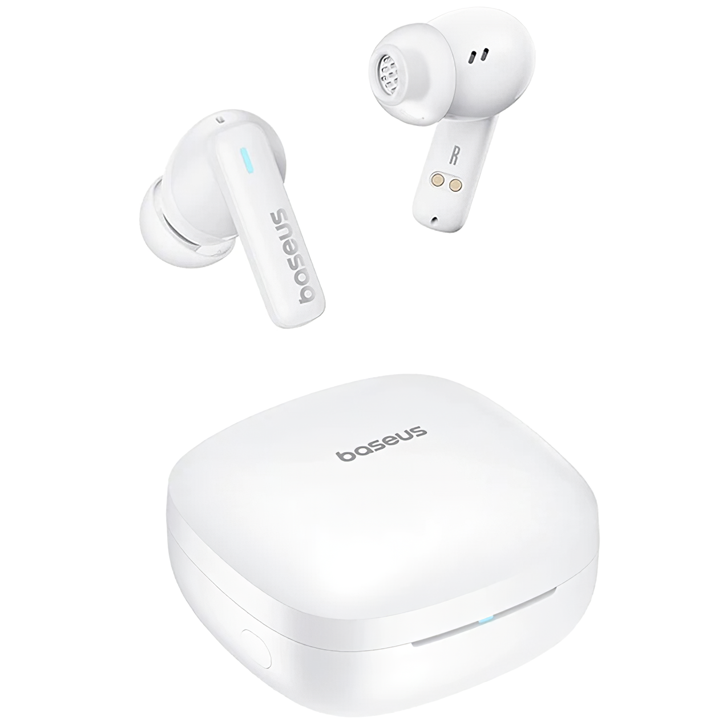 Handsfree Bluetooth Bluetooth Baseus Bowie E19, TWS, valkoinen A00069600223-00 