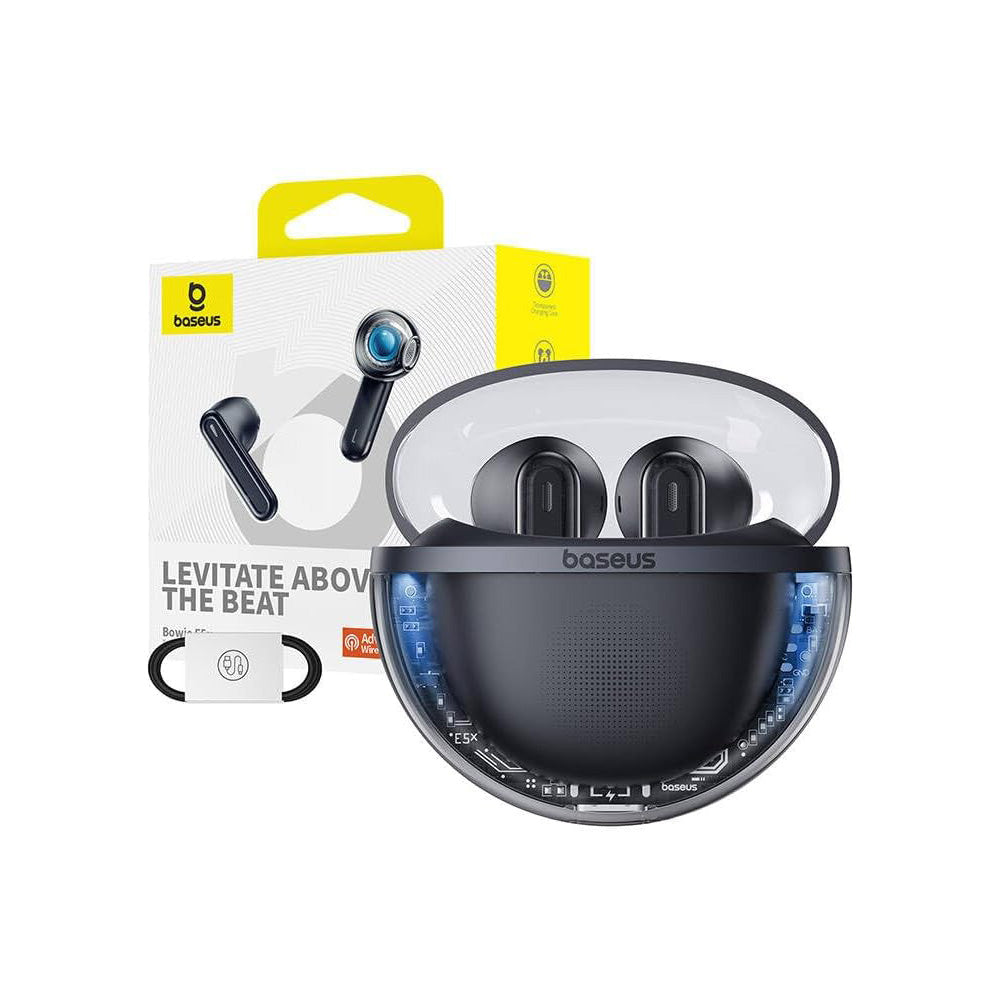 Handsfree Bluetooth Baseus Bowie E5x, TWS, Musta A00060101123-00