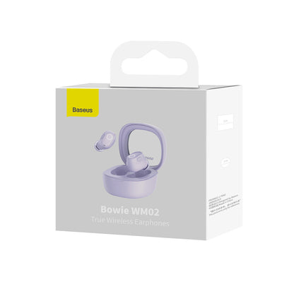 Handsfree Bluetooth Baseus Bowie WM02, TWS, Violetti NGTW370205