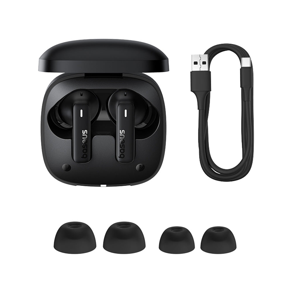 Handsfree Bluetooth Baseus Bowie E19, TWS, Musta A00069600113-00