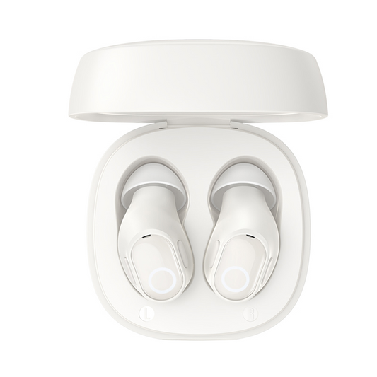 Handsfree Bluetooth Baseus Bowie WM02, TWS, Valkoinen, Uudelleenpakattu NGTW370202