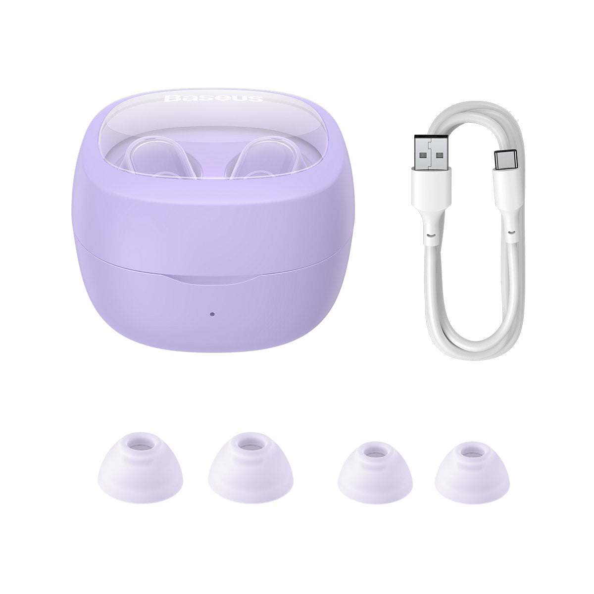 Handsfree Bluetooth Baseus Bowie WM02, TWS, Violetti NGTW370205
