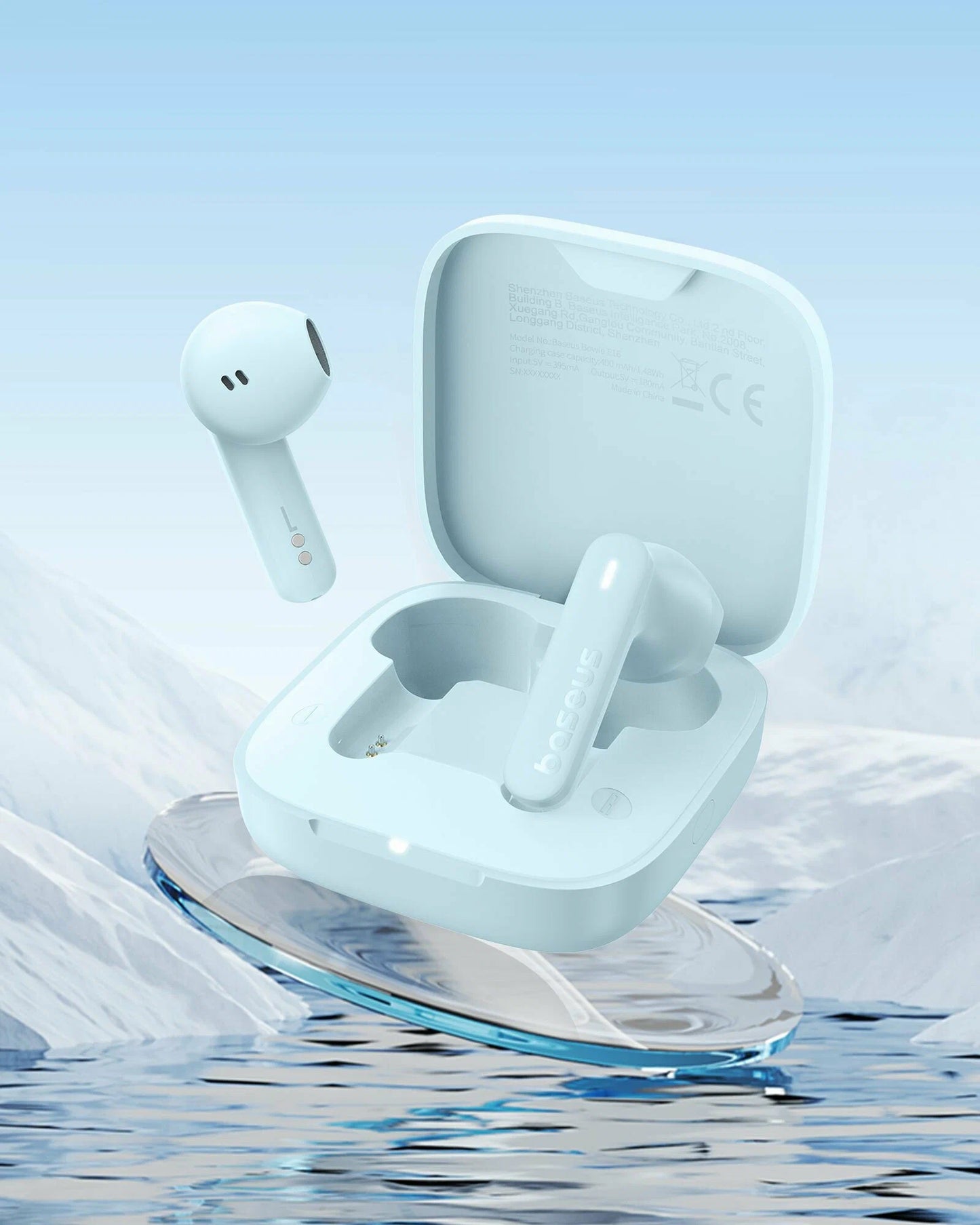 Handsfree Bluetooth Baseus Bowie E16, TWS, Sininen A00061900313-01