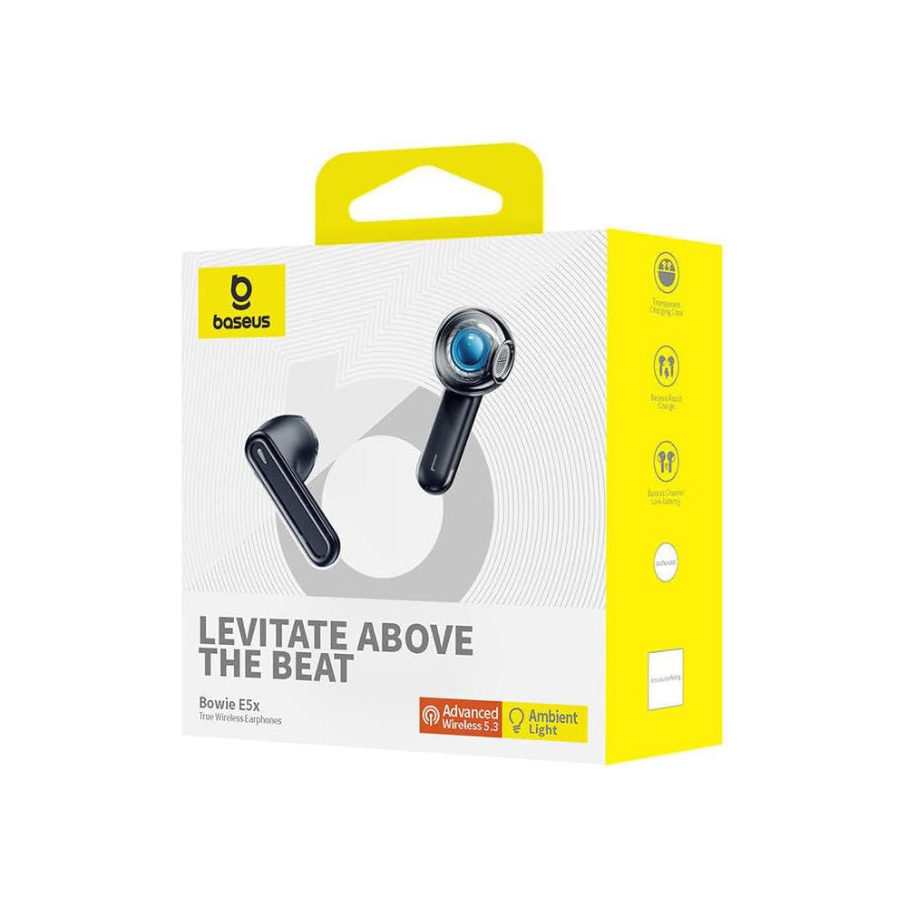 Handsfree Bluetooth Baseus Bowie E5x, TWS, Musta A00060101123-00