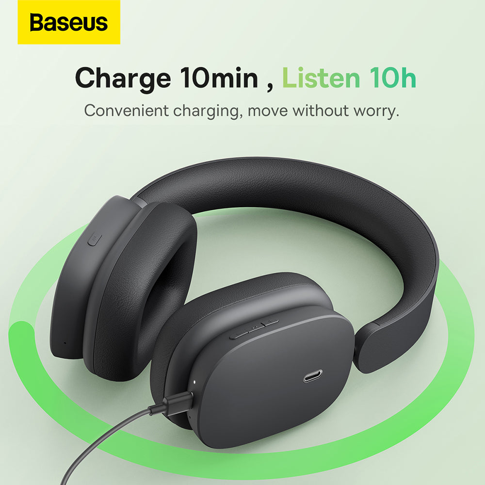 Handsfree Bluetooth Baseus Bowie H1, A2DP, ANC, Kermanvärinen NGTW230202