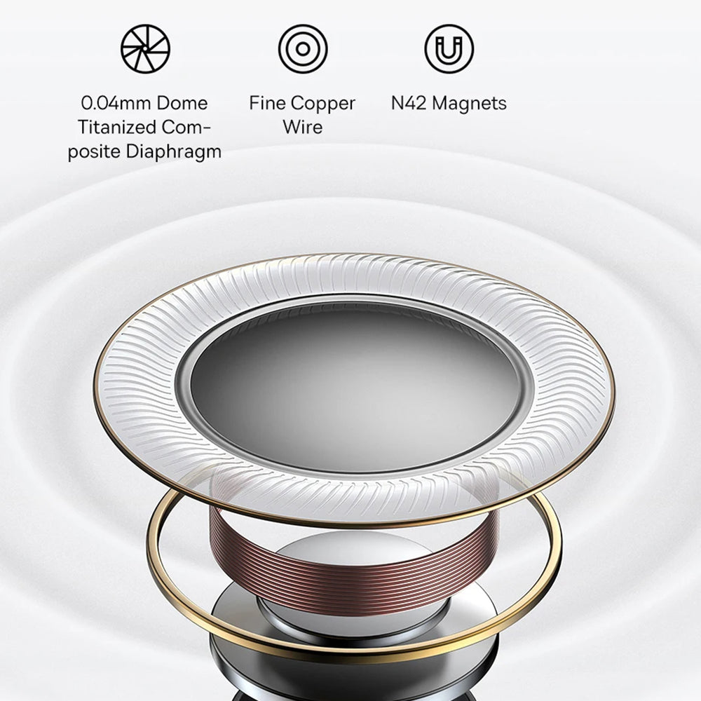 Handsfree Bluetooth Baseus Bowie M2, TWS, Valkoinen A00024000221-Z1