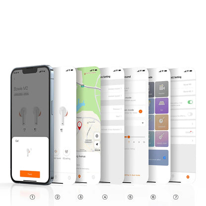 Handsfree Bluetooth Baseus Bowie M2, TWS, Valkoinen A00024000221-Z1