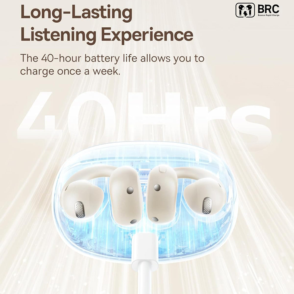 Handsfree Bluetooth Baseus Bowie MC1, TWS, Valkoinen A00083501226-00