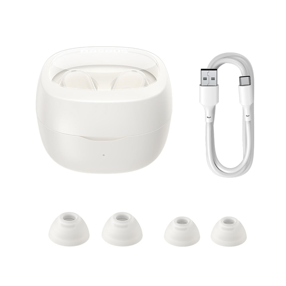 Handsfree Bluetooth Baseus Bowie WM02, TWS, White NGTW370202