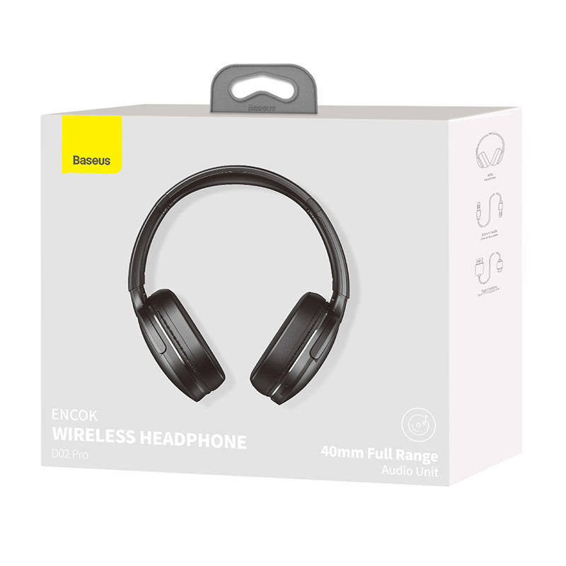 Handsfree Bluetooth Baseus Encok D02 Pro, MultiPoint, A2DP, musta NGTD010301 