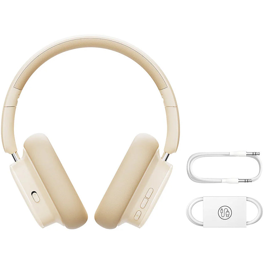 Handsfree Bluetooth Baseus Bowie H1i, A2DP, ANC, Valkoinen A00050402223-00