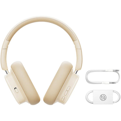 Handsfree Bluetooth Baseus Bowie H1i, A2DP, ANC, Valkoinen A00050402223-00