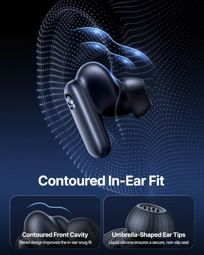 Handsfree Bluetooth Baseus Inspire XP1 Sound by Bose, TWS, ANC, Musta A0010902