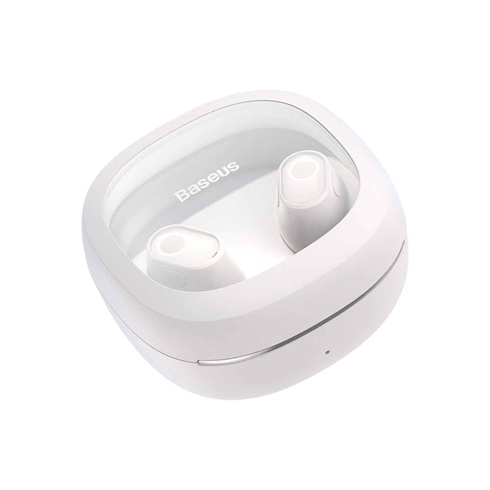 Handsfree Bluetooth Baseus WM02+, TWS, Valkoinen NGTW370302