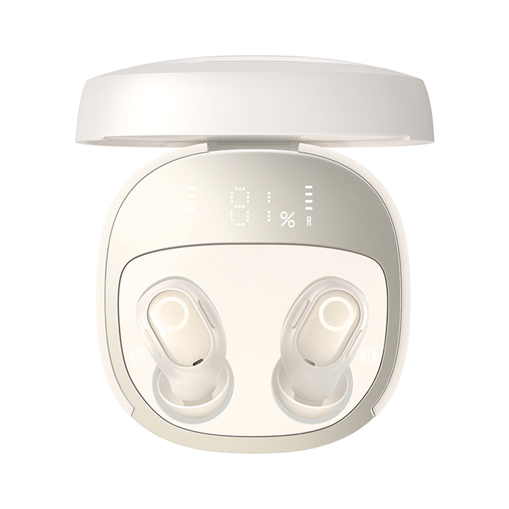 Handsfree Bluetooth Baseus WM02+, TWS, Valkoinen NGTW370302