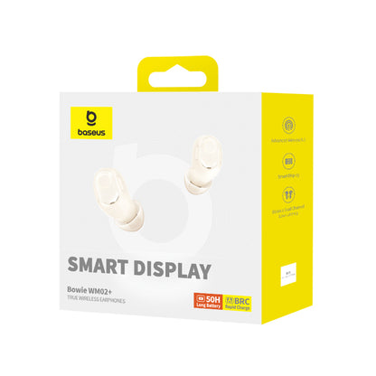Handsfree Bluetooth Baseus WM02+, TWS, Valkoinen NGTW370302