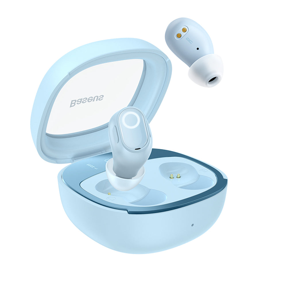 Handsfree Bluetooth Baseus WM02+, TWS, Sininen NGTW370303