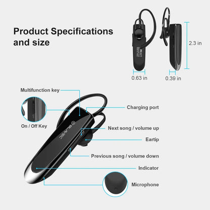 Bluetooth Blavec PL55, monipisteinen, A2DP, musta BHPL5555-B 
