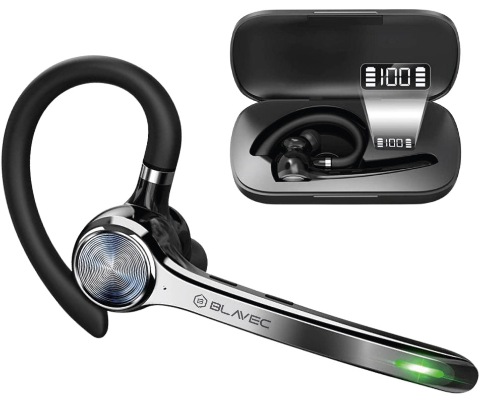 Blavec Talk 1 Bluetooth-handsfree, MultiPoint, A2DP, musta

