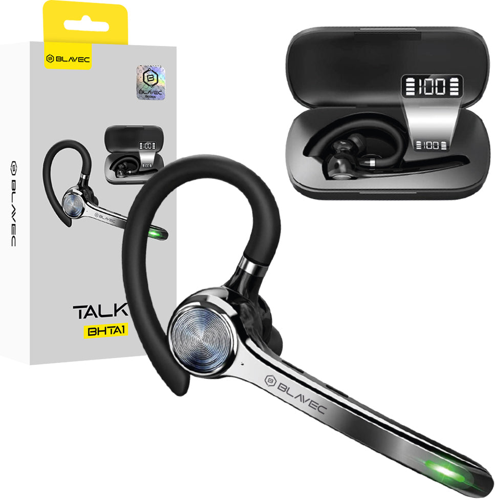 Blavec Talk 1 Bluetooth-handsfree, MultiPoint, A2DP, musta
