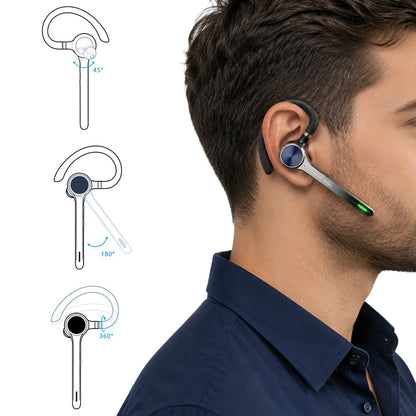 Blavec Talk 1 Bluetooth-handsfree, MultiPoint, A2DP, musta
