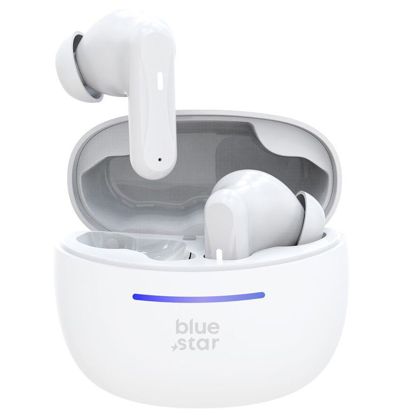 Handsfree Bluetooth Blue Star BK44, TWS, Valkoinen