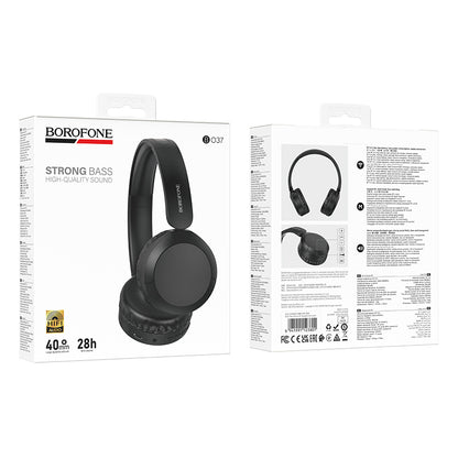 Handsfree Bluetooth Borofone BO37 Marvellous, A2DP, Musta