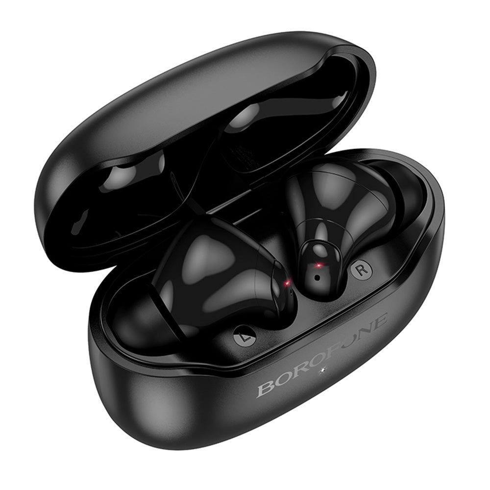 Handsfree Bluetooth Borofone FQ1 Shine, TWS, Musta
