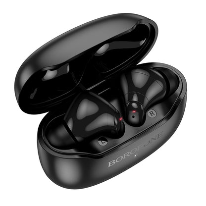 Handsfree Bluetooth Borofone FQ1 Shine, TWS, Musta