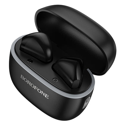 Handsfree Bluetooth Borofone FQ11 Sound, TWS, Musta