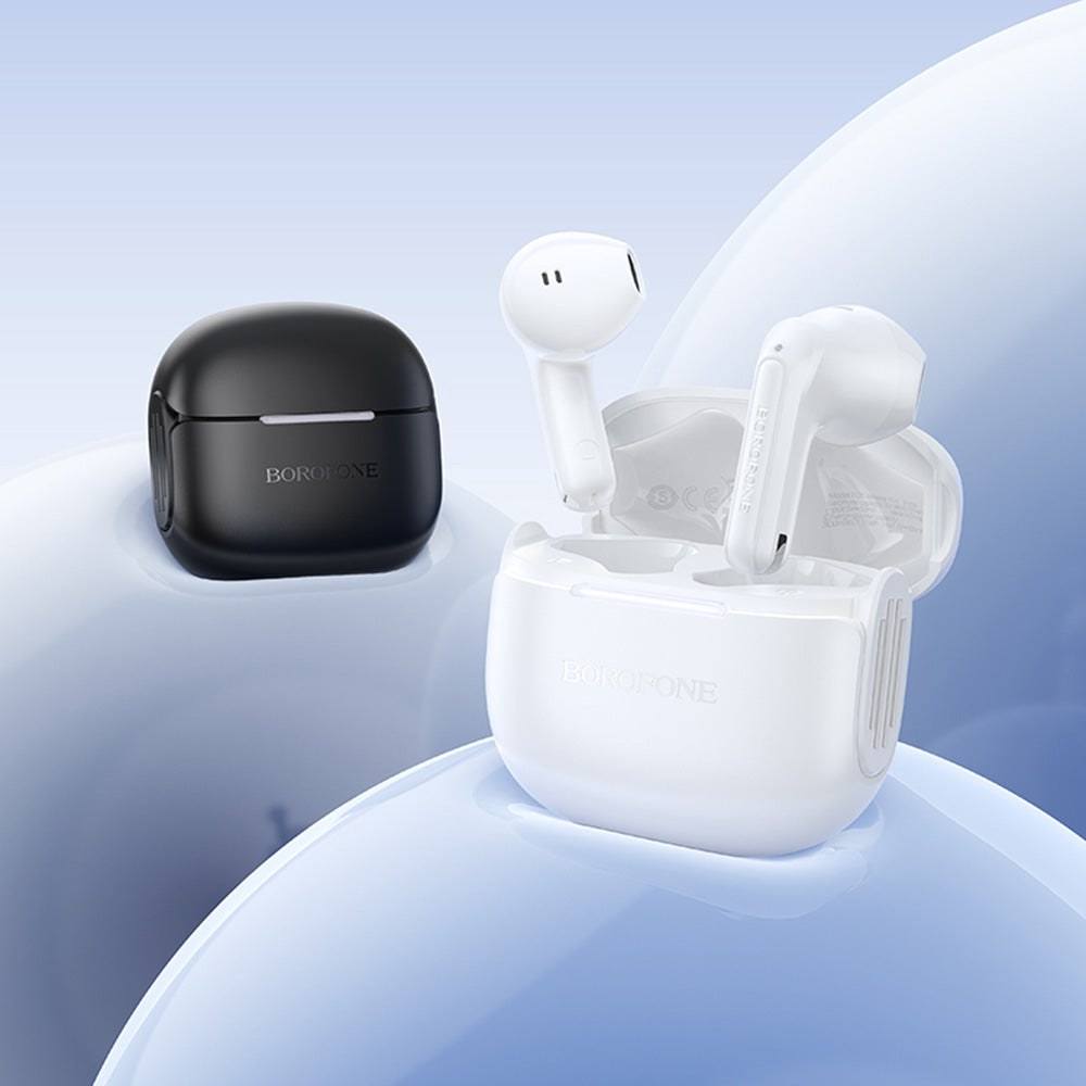 Handsfree Bluetooth Borofone FQ8 High, TWS, Musta