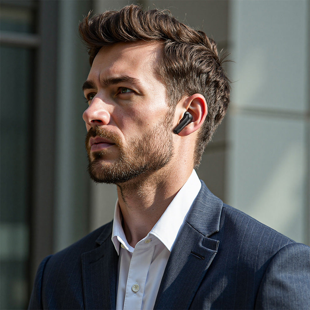 Handsfree Bluetooth Borofone FQ8 High, TWS, Musta