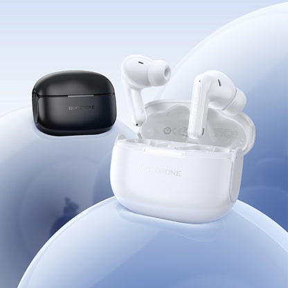 Handsfree Bluetooth Borofone FQ9 Peaceful, TWS, Musta