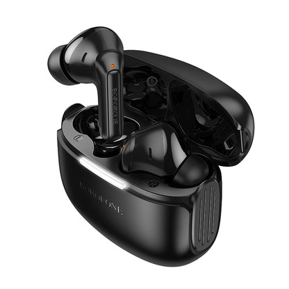 Handsfree Bluetooth Borofone FQ9 Peaceful, TWS, Musta