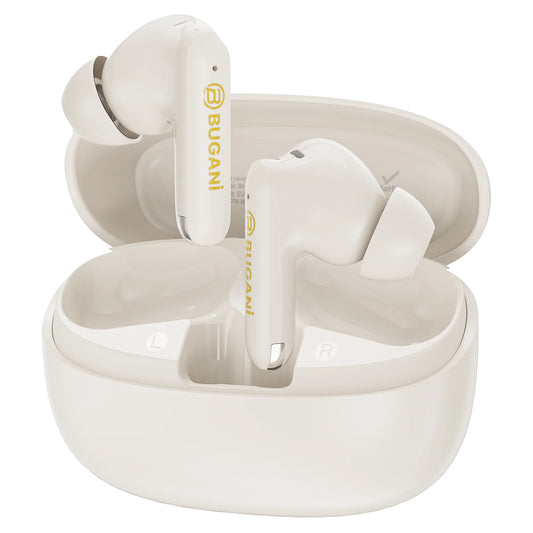 Handsfree Bluetooth Bugani Freebuds B20, TWS, ANC, Vaalean beige