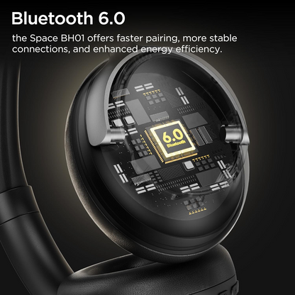 Handsfree Bluetooth Bugani Space BH01, MultiPoint, A2DP, ANC, Musta