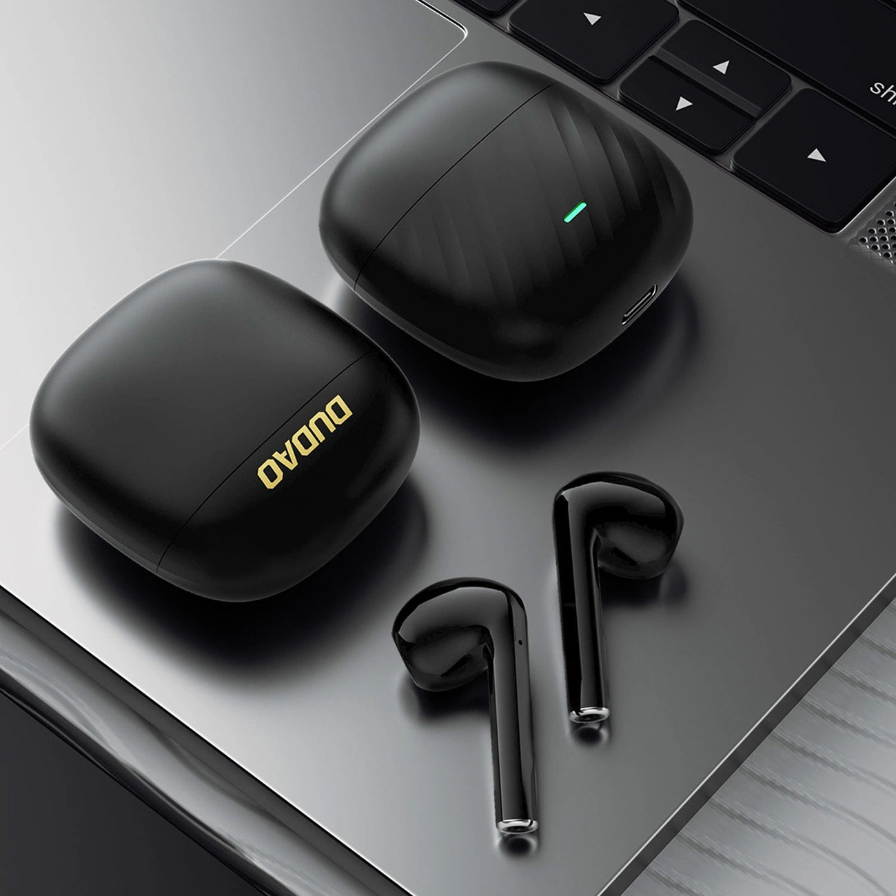 Handsfree Bluetooth Dudao U14+, TWS, Musta