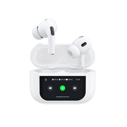 Handsfree Bluetooth Dudao U19 Display, TWS, Valkoinen