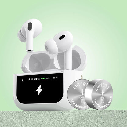 Handsfree Bluetooth Dudao U19 Display, TWS, Valkoinen