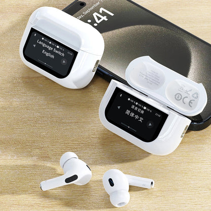 Handsfree Bluetooth Dudao U19 Display, TWS, Valkoinen
