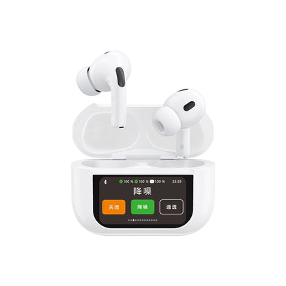 Handsfree Bluetooth Dudao U19 Display, TWS, Valkoinen