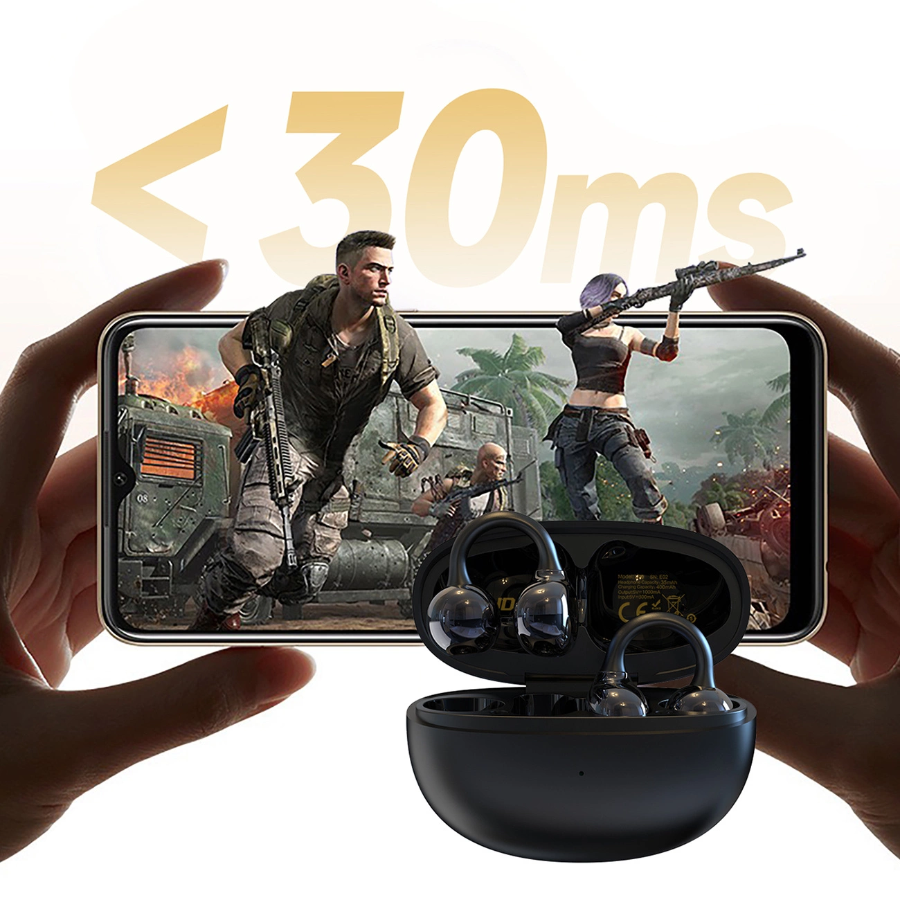 Bluetooth Handsfree Dudao U20, TWS, Musta