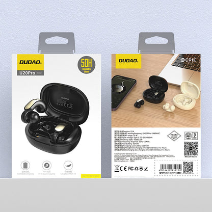 Bluetooth Handsfree Dudao U20, TWS, Musta
