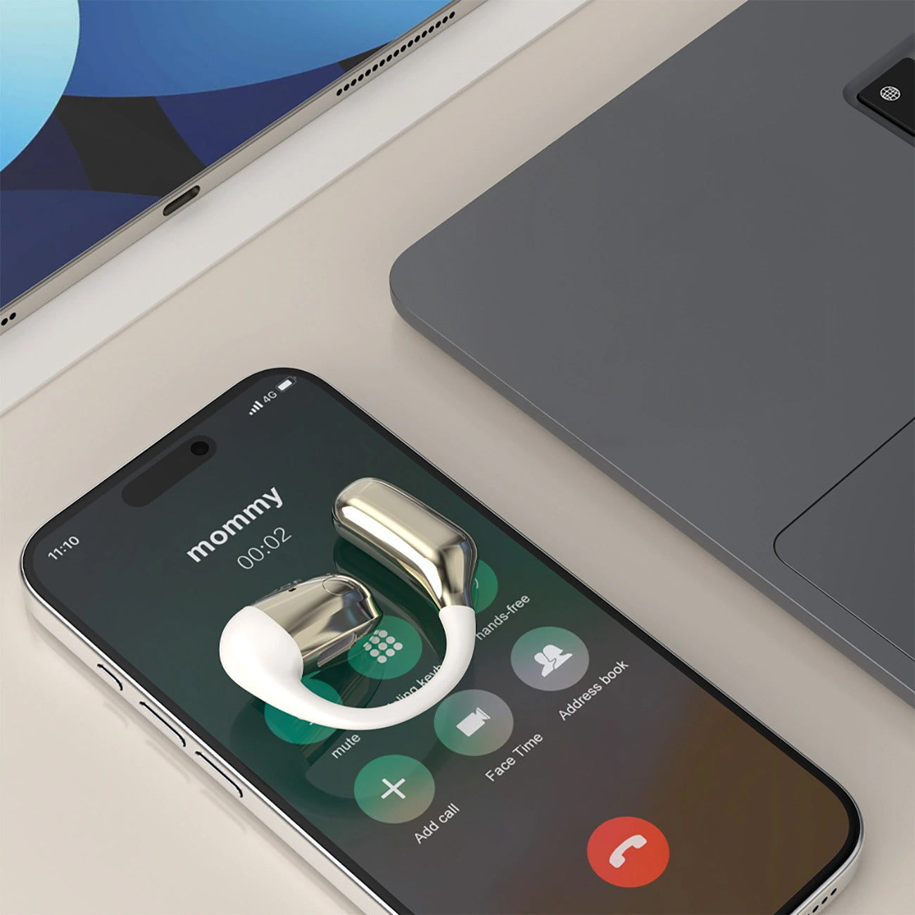 Dudao U4Pro Bluetooth Handsfree, A2DP, Golden Beige