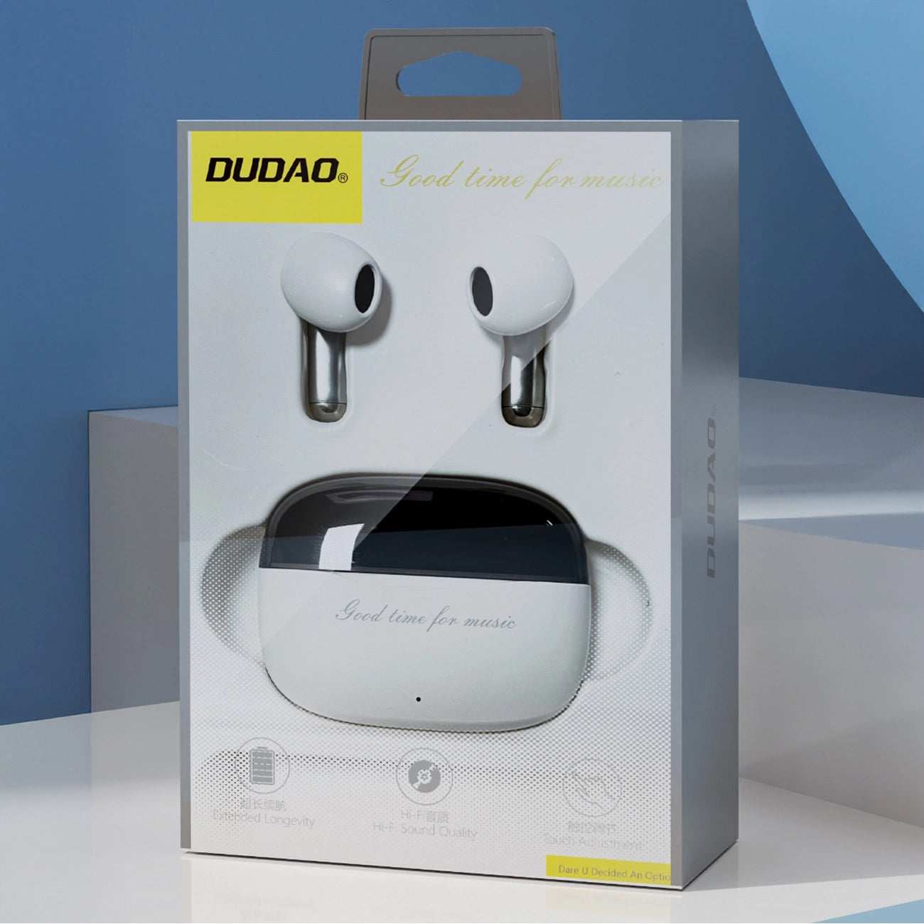 Handsfree Bluetooth Dudao U8, TWS, Valkoinen