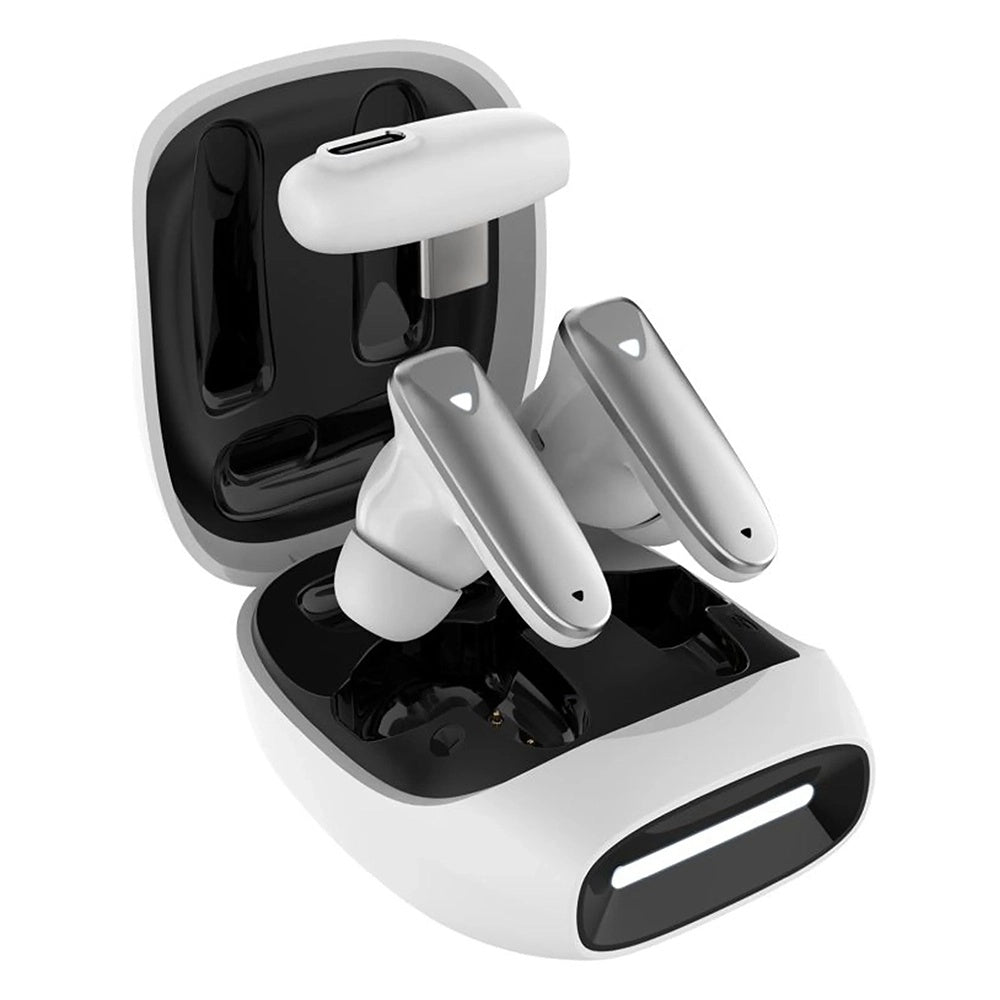 Handsfree Bluetooth Fixed Pods, TWS, Valkoinen